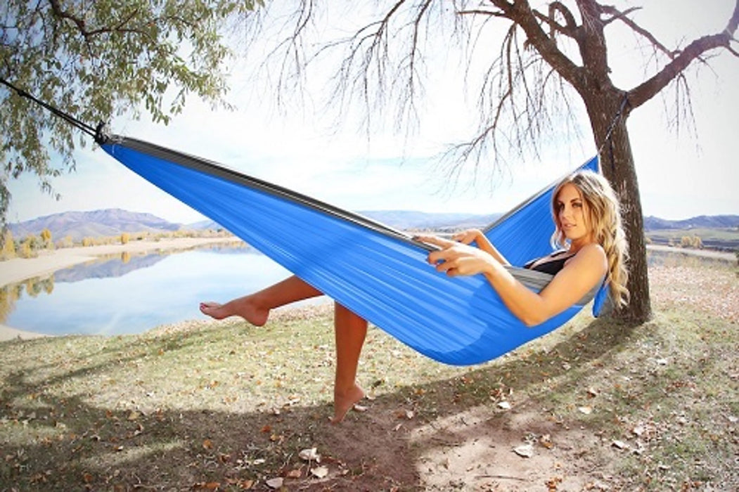 Portable Camping Hammock with Carry Pouch