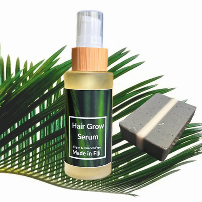 Vegan Handcrafted Face Bar & Hair Grow Serum