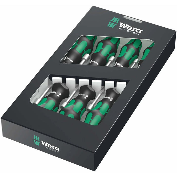 Wera Kraftform Plus Hollow Shaft Sae Nutdriver Set (7 Piece Set)