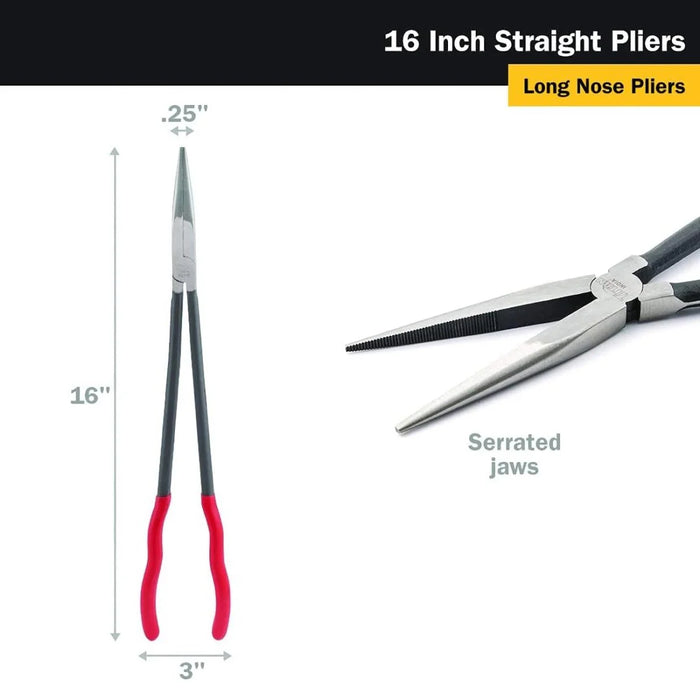 Titan 16" Straight Long Nose Pliers