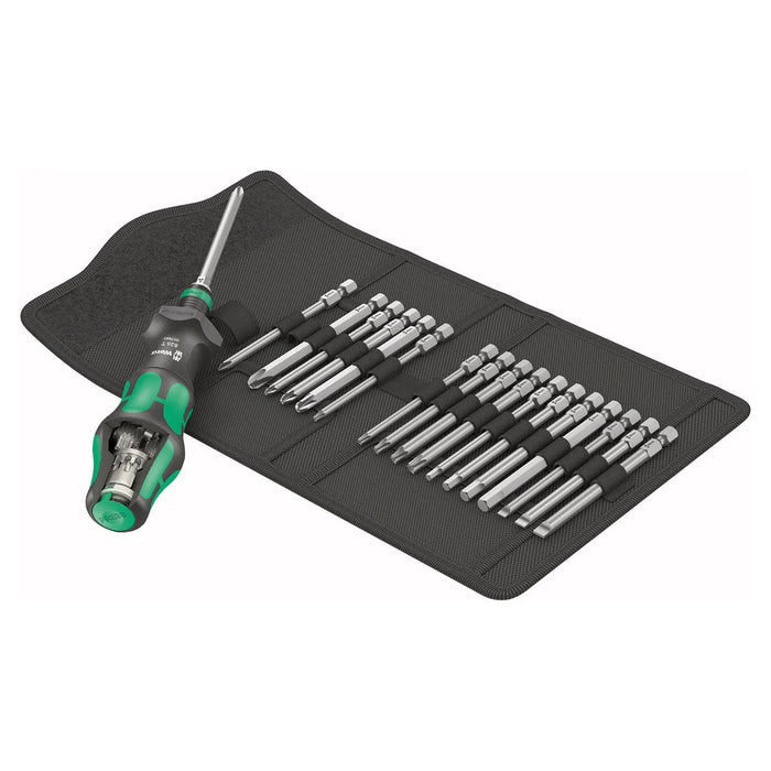 Wera Kompakt Turbo Bit Driver Set - 19 Piece Set