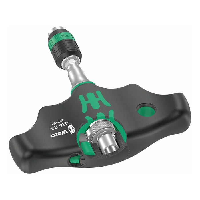 Wera T-handle Bitholding Screwdriver With Ratchet Function - Rapidaptor Quick-release Chuck