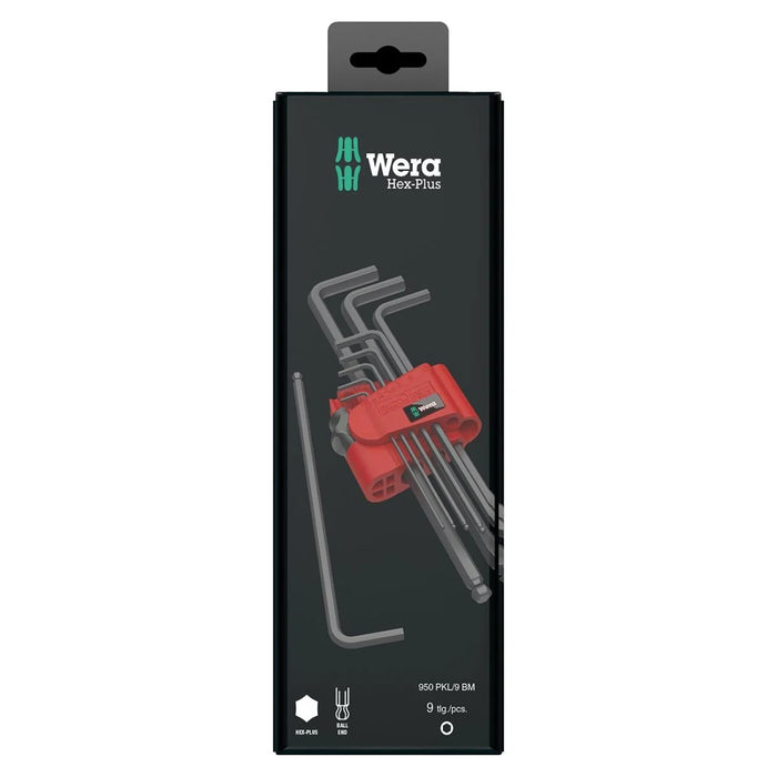 Wera Metric L-key Hex-plus Set (9 Piece Set)