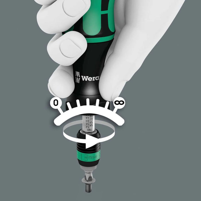 Wera Adjustable Torque Screwdriver With Quick Release Chuck (in-lbs)