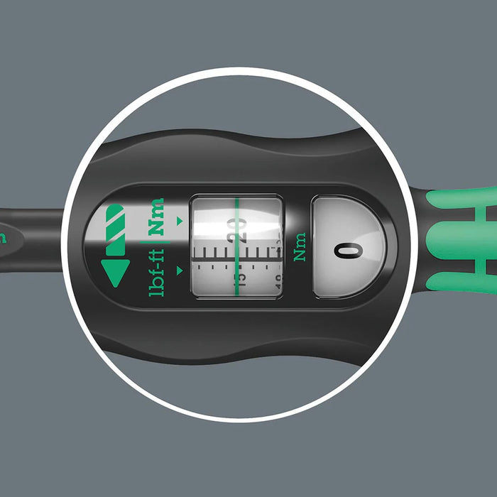 Wera Click-torque 1/2" Reversible Ratchet Wrench (nm Scale)