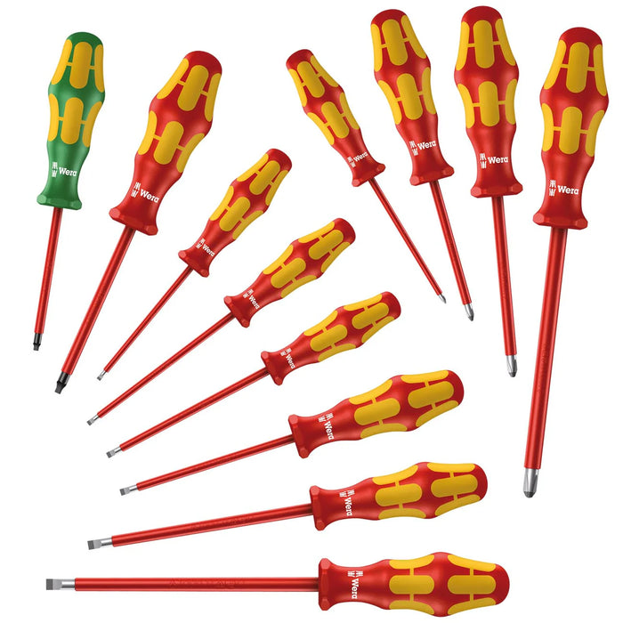 Wera Kraftform Insulated Screwdriver Set (12-piece Set)