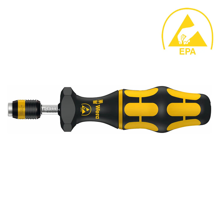 Wera Adjustable Esd Safe Torque Screwdriver With Quick Release Chuck (in. Lbs.)