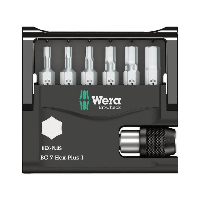 Wera Bit-check Hex-plus Bit Set (7 Piece Set)