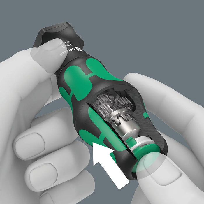 Wera Bit-holding Screwdriver Handle With Rapidaptor Quick-release (1/4" Bits)