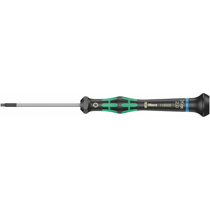 Wera Micro Electronics Precision Metric Hex-plus Screwdriver - 2mm X 60mm