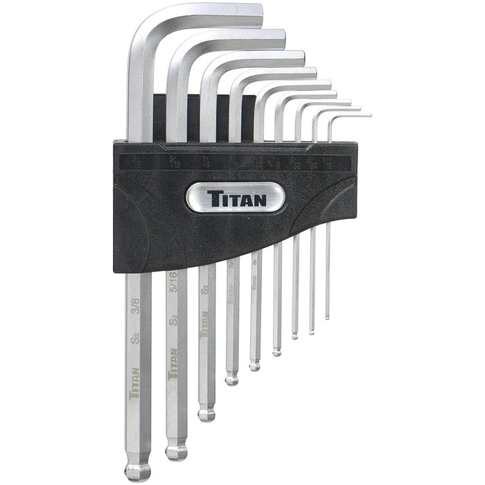 Titan Sae Detent Ball Hex Key Set (9 Piece Set)