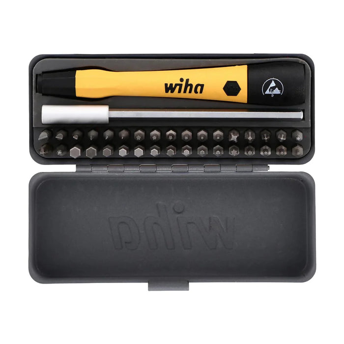 Wiha Gobox Electronics Esd Precision Micro Bit Set (36 Piece Set)