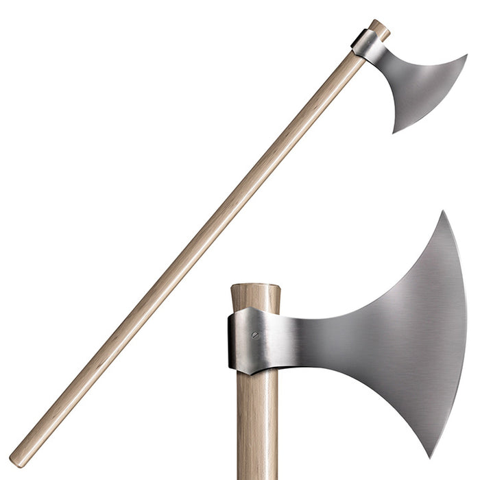 Cold Steel Viking Axe 52" Overall Hickory Handle