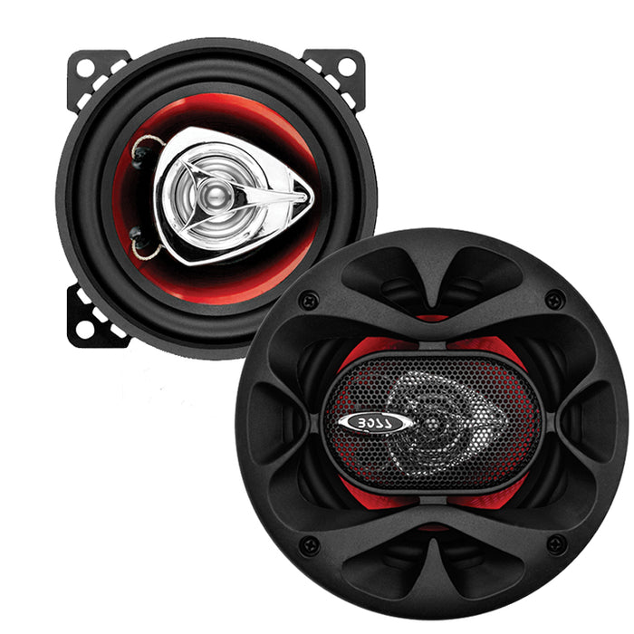 Boss 4" Speaker 2-way Red Poly Injection Cone