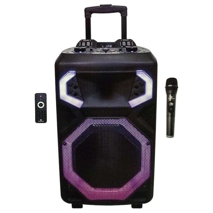 Maxpower Portable 15" Woofer Bluetooth Professional Speaker System