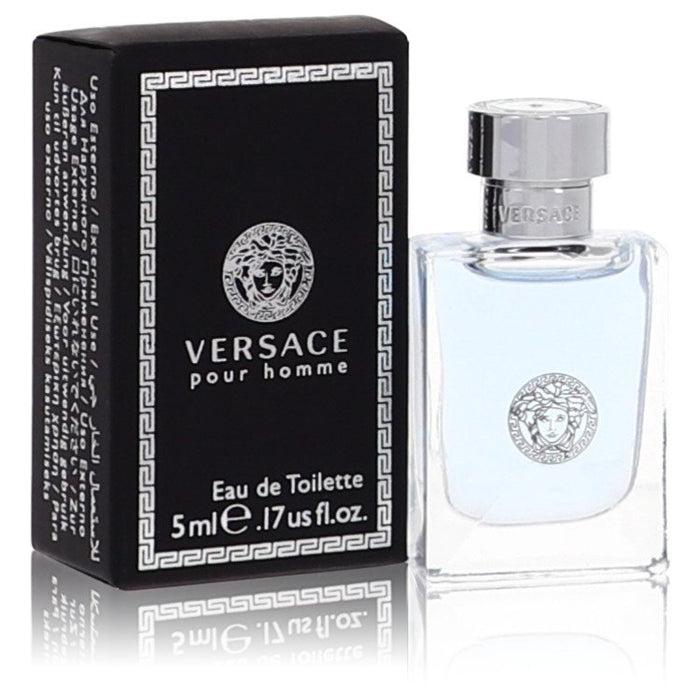 Versace Pour Homme by Versace Mini EDT .17 oz for Men