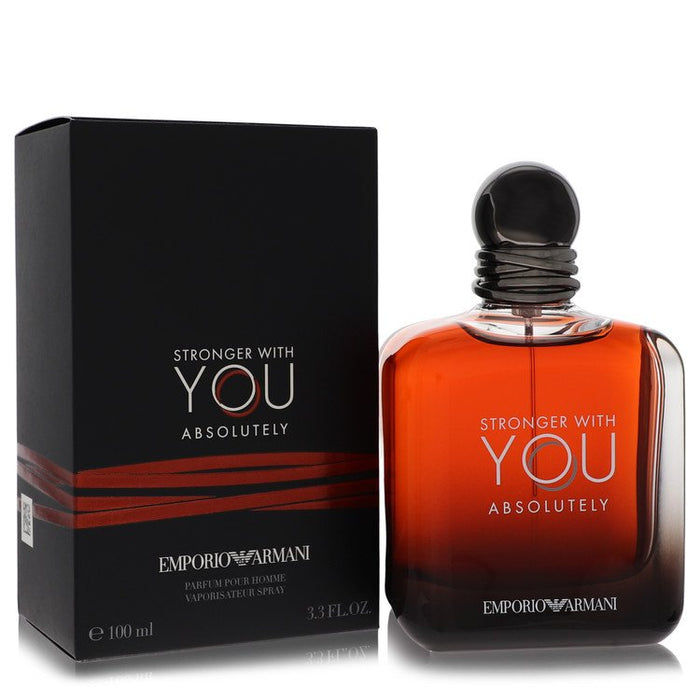 Stronger With You Absolutely by Giorgio Armani Eau De Parfum Spray 3.3 oz for Men