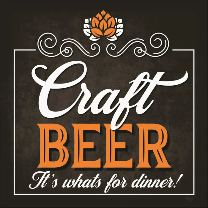 Craft Beer by Mollie B., Canvas Art