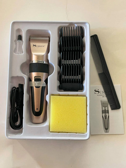 Professional Rechargeable Hair Clipper Adjustable Blades Excellent High Duty