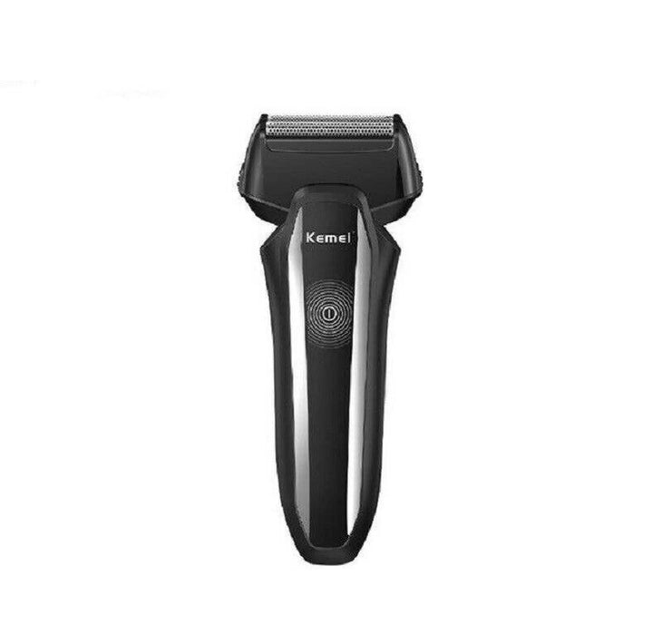 Men's Rechargeable Shaver With Two Blades Face Beard Sideburns Mustache Kemei Brand