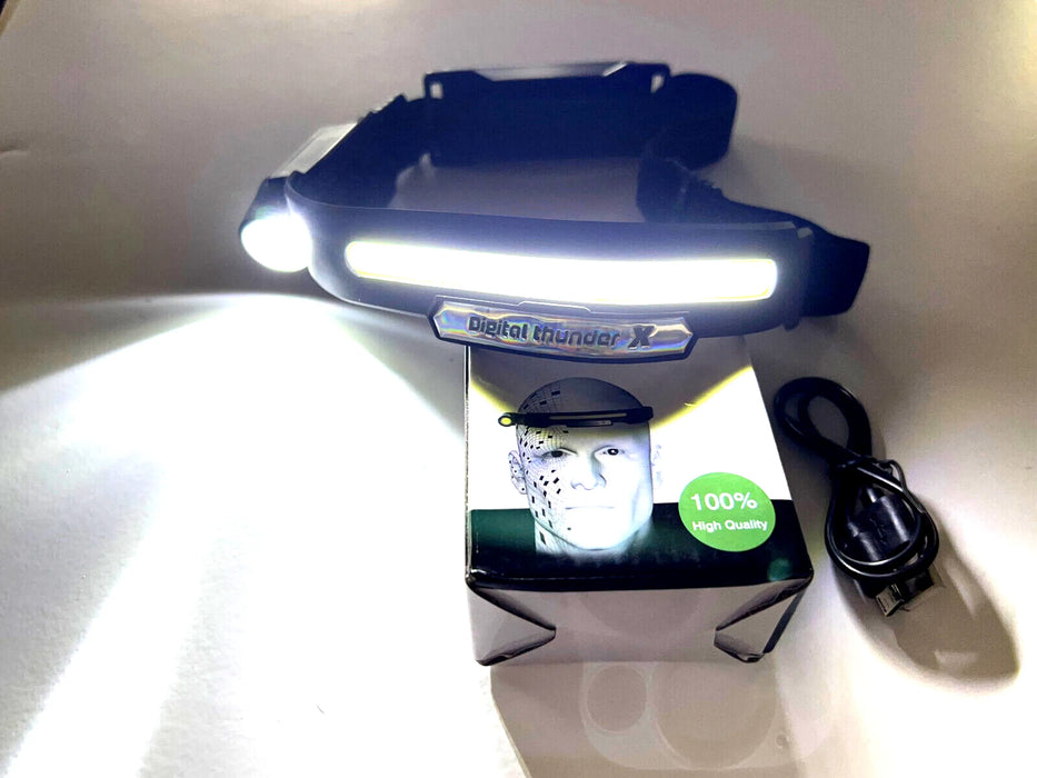 Induction Headlamp LED Super Bright Easy To Use Rechargeable