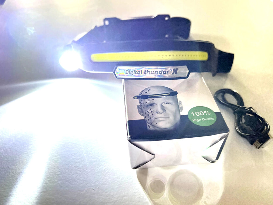 Induction Headlamp LED Super Bright Easy To Use Rechargeable