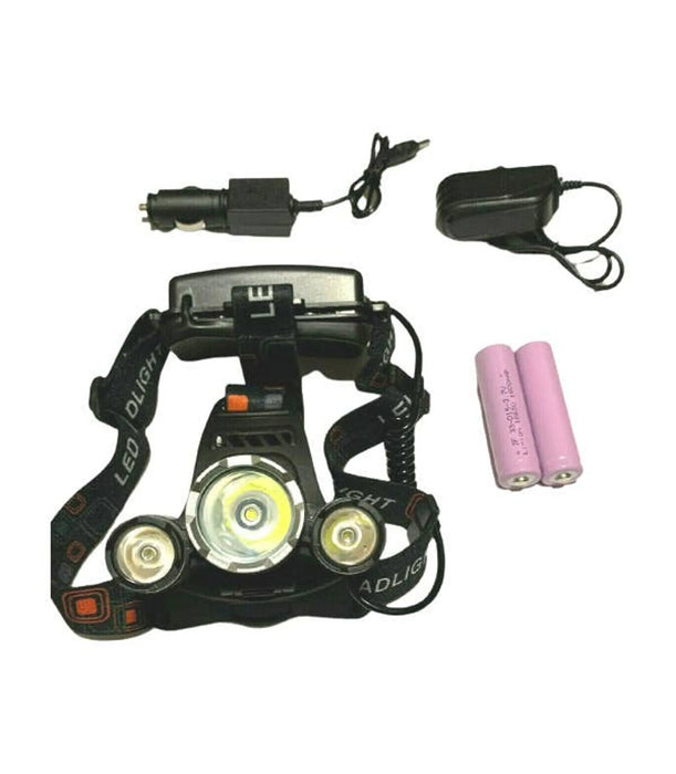 3 in 1 High Powered LED Headlamp Flashlight High Quality