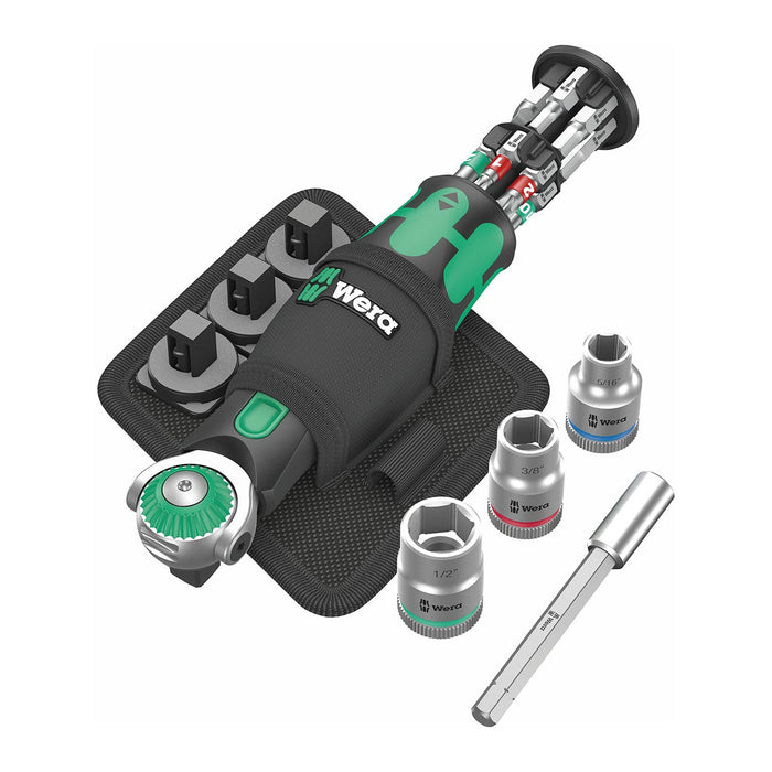 Wera 8009 Zyklop Pocket Sae Ratchet Set (18 Piece Set)