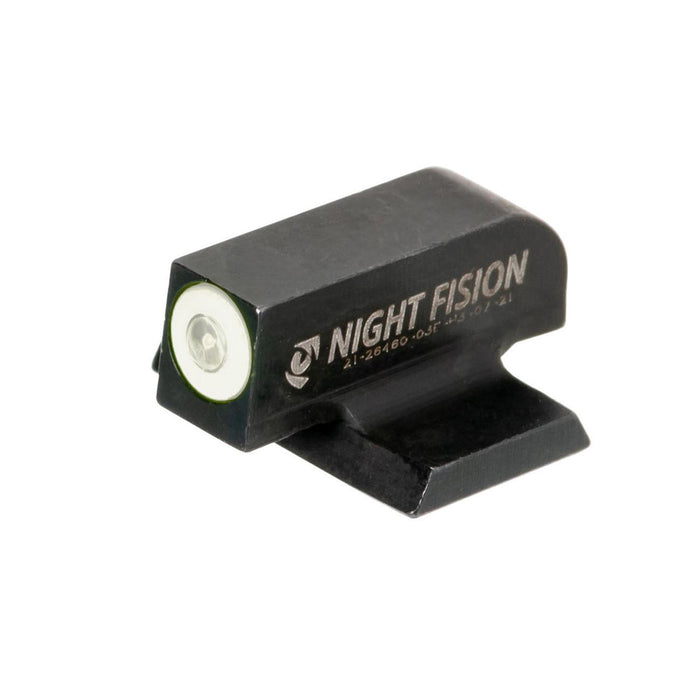 Night Fision Tritium Night Front Sight Only For Smith & Wesson M&p/shield/sd9ve - White Front Ring