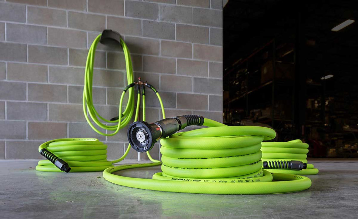 Flexzilla® Pro Water Hose 5/8" X 50' 3/4" - 11 1/2 Ght Fittings Zillagreen®