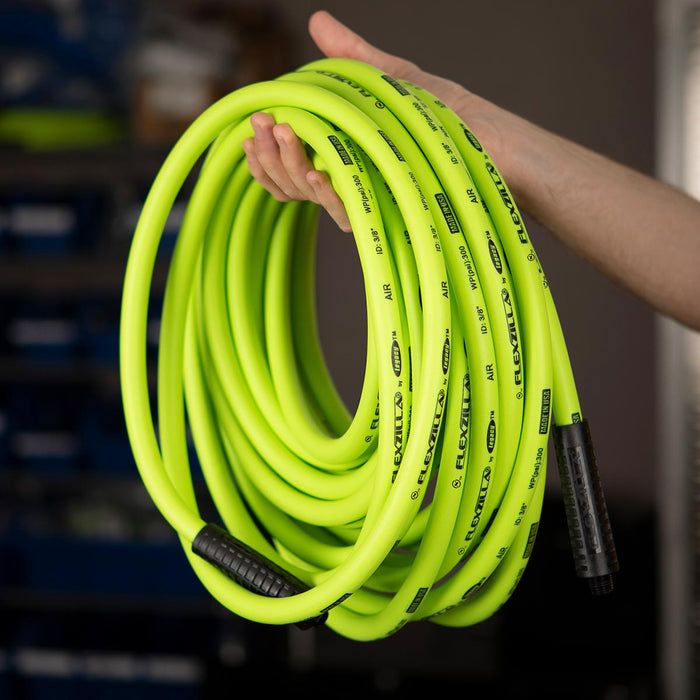 Flexzilla® Air Hose 3/8" X 25' 1/4" Mnpt Fittings Zillagreen®