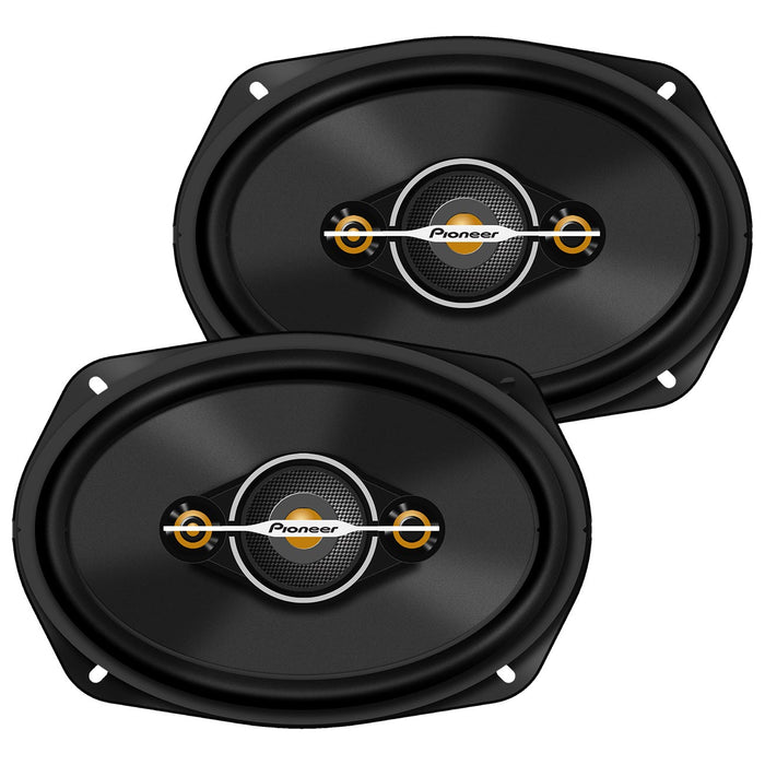 Pioneer 6x9″ 4-way Full Range Speakers (shallow Mount) - 450 Watts Max / 90 Rms (pair)