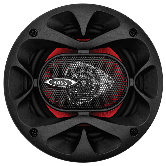 Boss 4" Speaker 2-way Red Poly Injection Cone