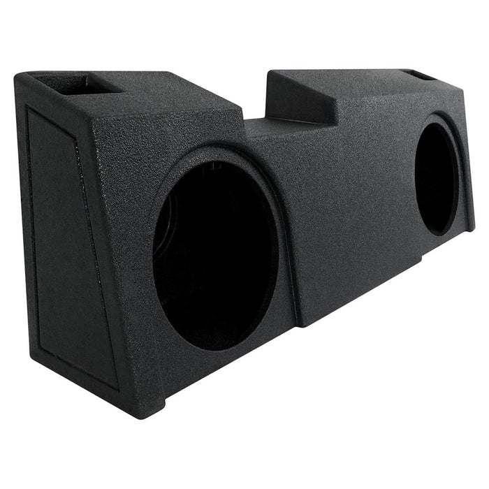 Qpower “qbomb” Chevy/gmc Crew Cab Or Double Cab ’19-'24 Dual 10″ Vented Empty Woofer Box