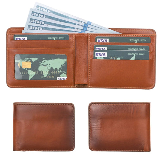 Arvada Handmade Bifold Leather Men Wallet