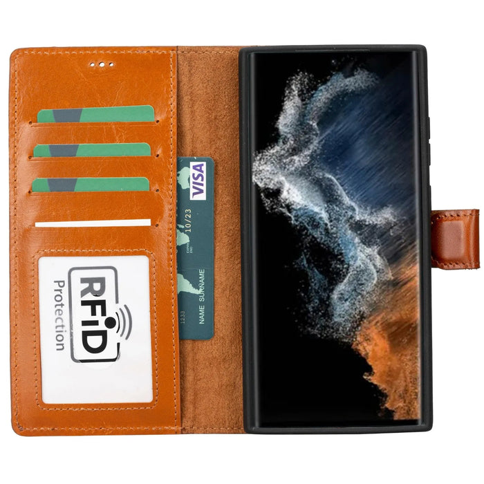 Buffalo Samsung Galaxy S23 Series Detachable Leather Wallet Case