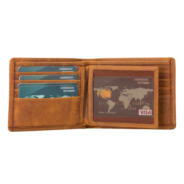 Lusk Slim Bifold Design Handcrafted Men's Genuine Leather Wallet