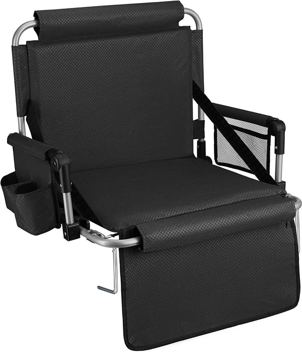 Alpcour Foldable Stadium Seat with Armrests