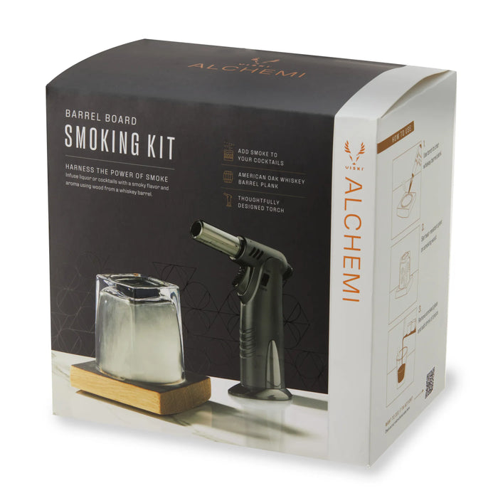 Alchemi Barrel Board Smoking Kit by Viski