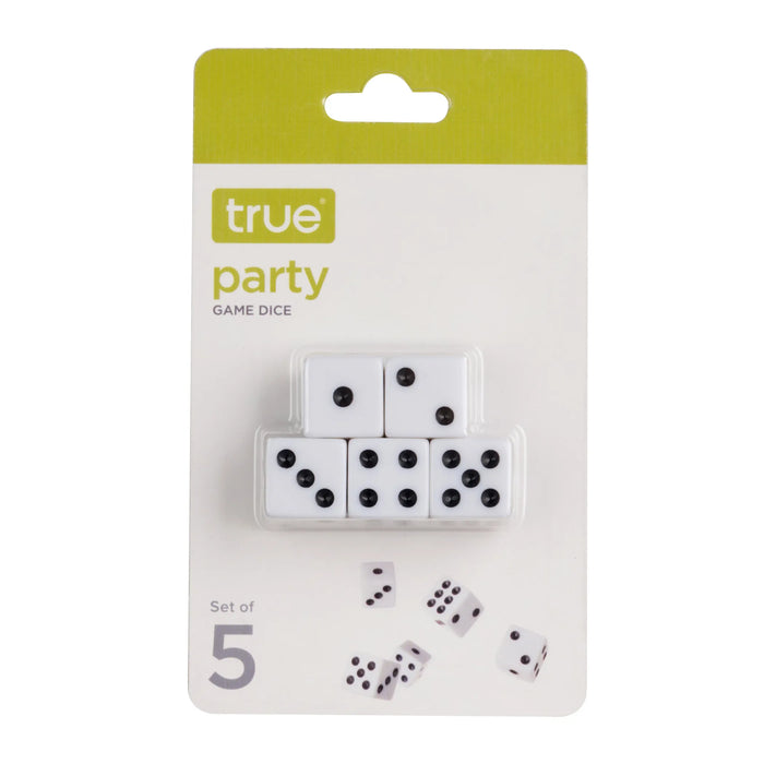 Playing Dice by True Set of 5