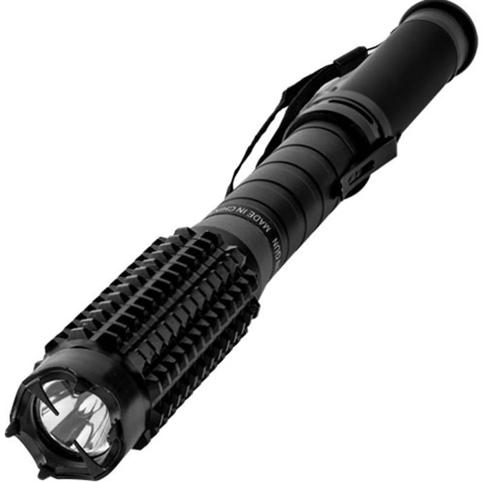 Stun Master 110,000,000 Volt Bad Ass Metal Stun Baton And Flashlight