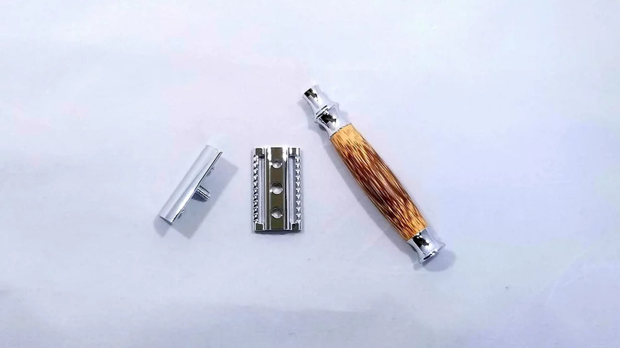 Double-Edge Bamboo Safety Razor