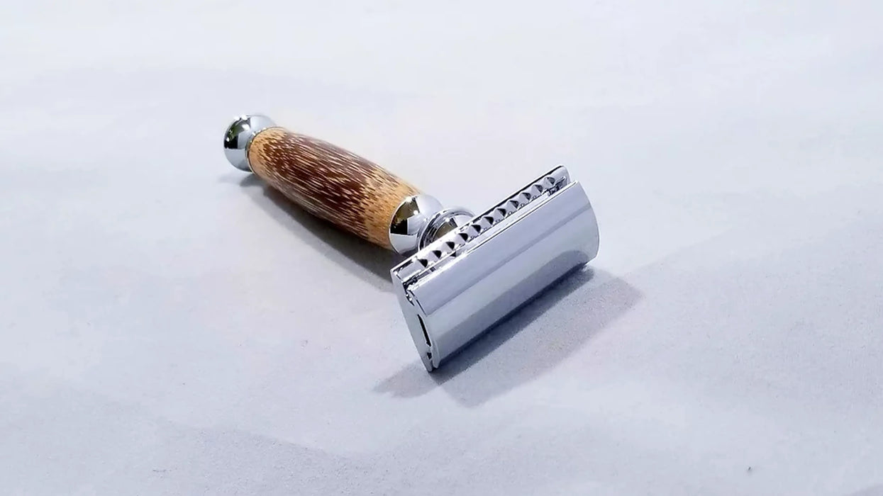 Double-Edge Bamboo Safety Razor