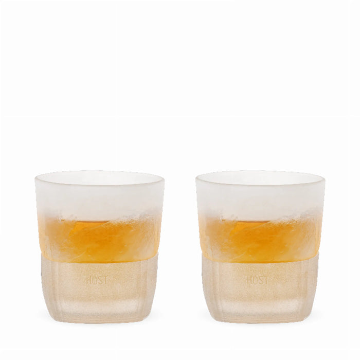 Glass Freeze Whiskey Glass (Set Of Two) By Host